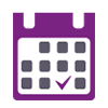 First Response ovulation test icon in purple