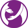 Première Réponse icône de  grossesse violet