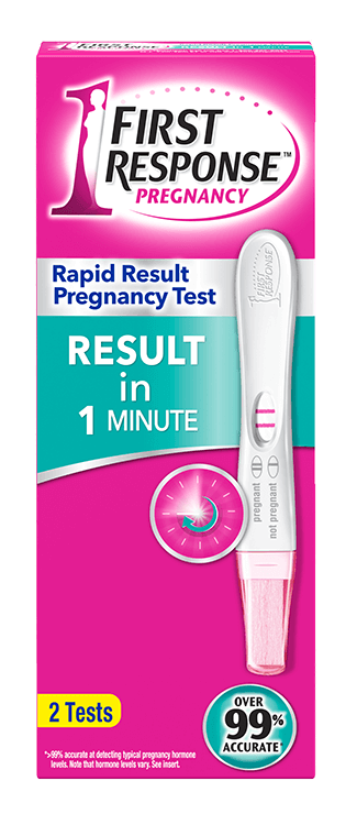 Test de embarazo rápido para detección de hormona hCG