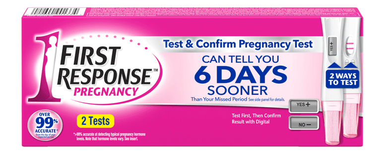 FIRST RESPONSE™ Test & Confirm Pregnancy Test