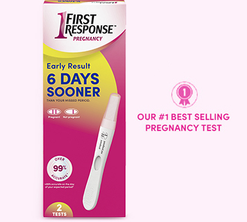 First Response Pregnancy Test, Rapid Result - 2 test