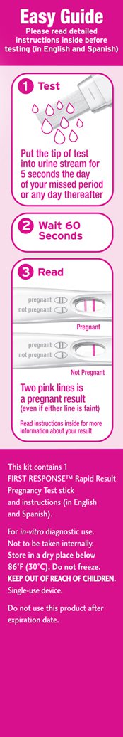 Rapid Result Pregnancy Test