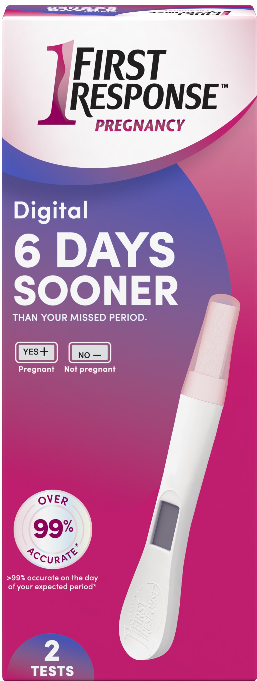 FIRST RESPONSE Early Result Pregnancy Test, 2 Count