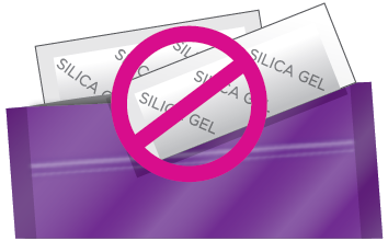 Do not use Silica Gel in First Response ovulation packages
