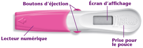 Première Réponse test d'ovulation quotidien numérique