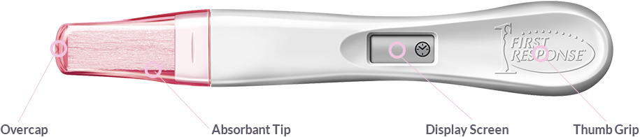 First Response Pregnancy Pro test labeled