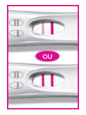 Première Réponse petite fenêtre des résultats de test de grossesse précoce