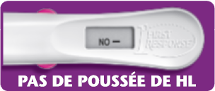 Première Réponse test d'ovulation pas de poussée de hl