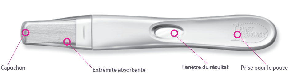 Première Réponse test d'ovulation avec des étiquettes