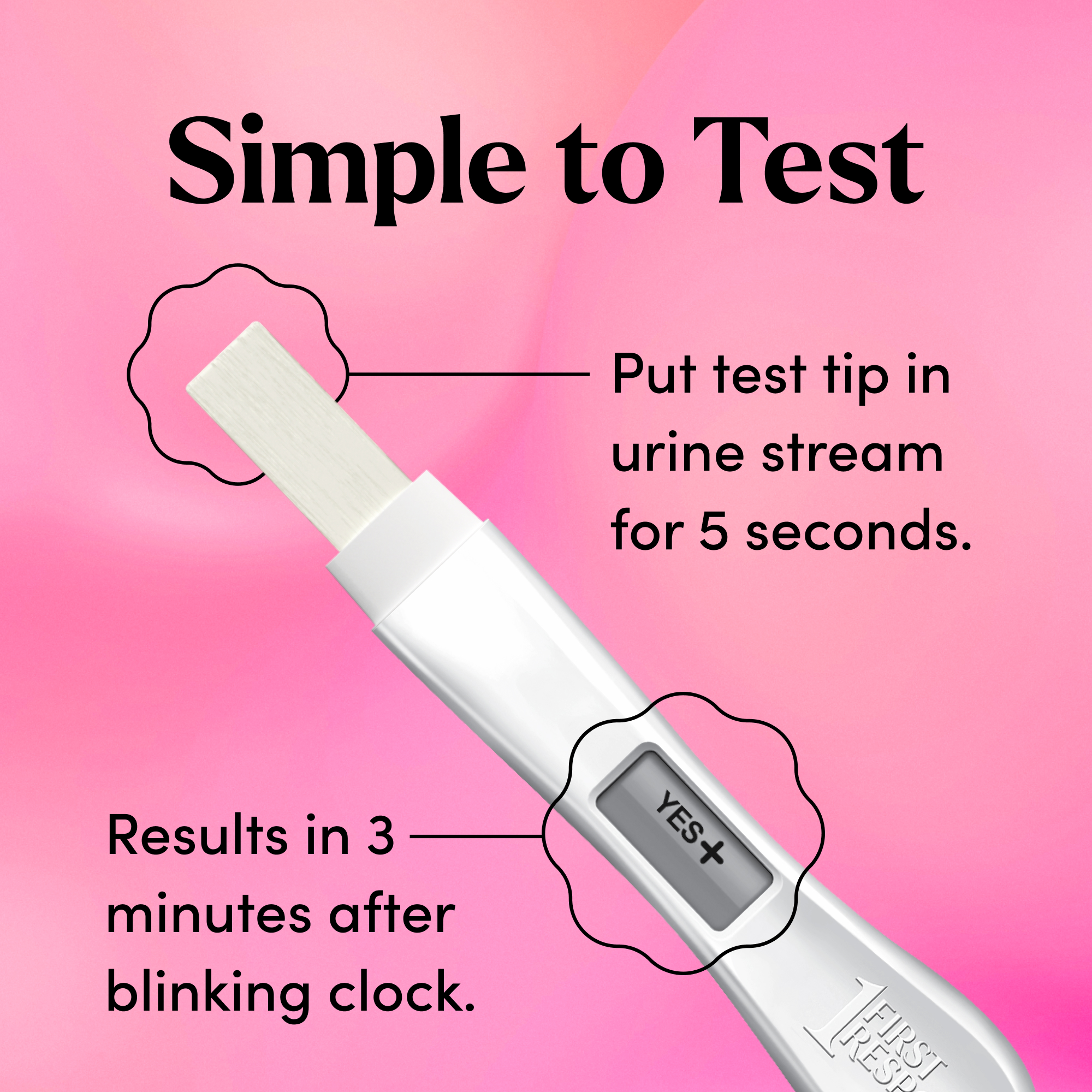 First Response Digital Pregnancy Test.