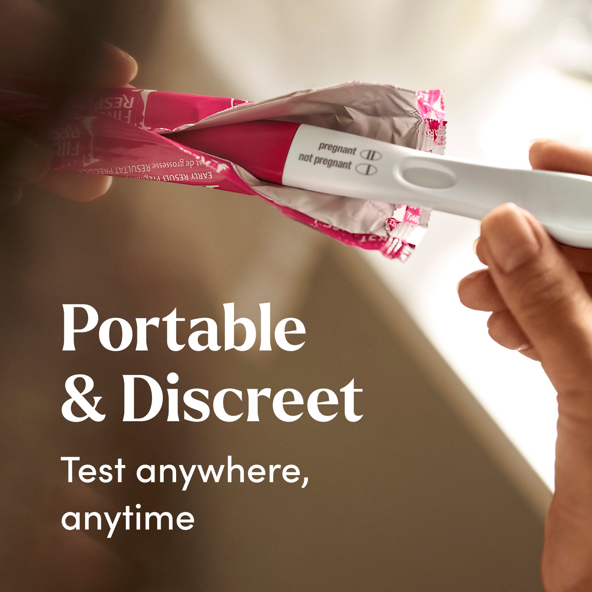 First Response Rapid Result Pregnancy Test.