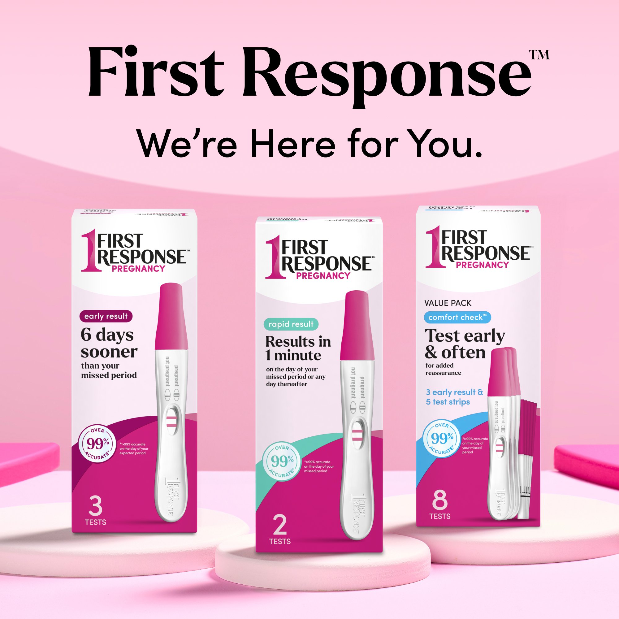 First Response Rapid Result Pregnancy Test.